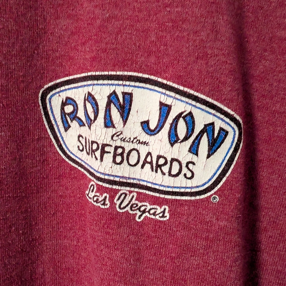 Ron Jon Surf Shop Maroon Sweatshirt
